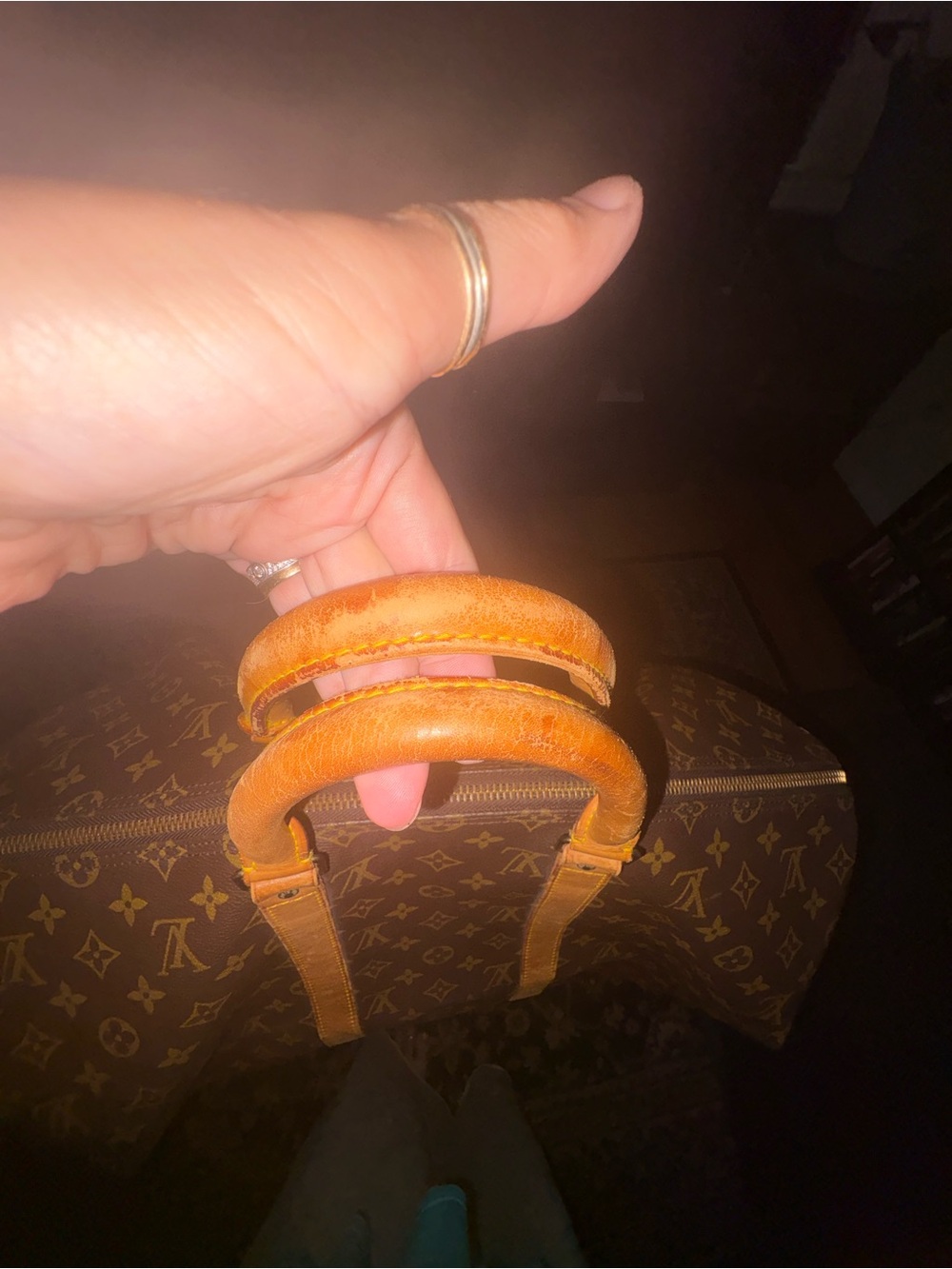 Louis Vuitton Monogram Vintage 45 Keepall Bandolier - Picture 4 of 16